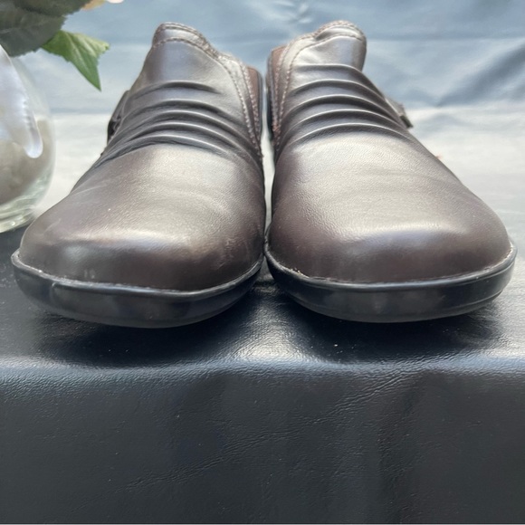 Clarks Everlay CODA Loafers Womens Size 9M Brown Leather - Picture 4 of 7